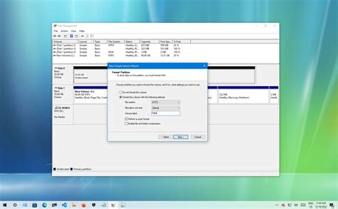 how to format and test a hard drive windows 10|format disk partition windows 10.